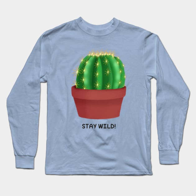 Stay wild Long Sleeve T-Shirt by cariespositodesign